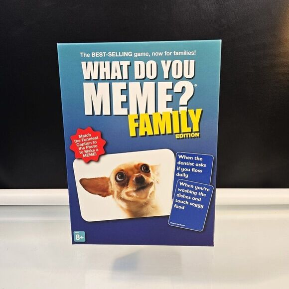 What Do You Meme? Family Edition 2021 Board Game by Elliot Tebele Barely Used - Picture 1 of 7